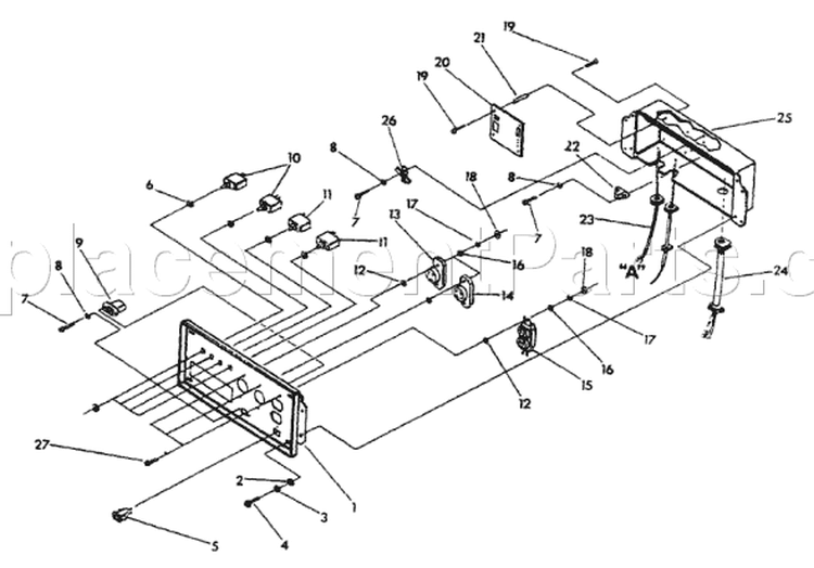 Page A Diagram and Parts List for 9778-5  Briggs and Stratton Generator